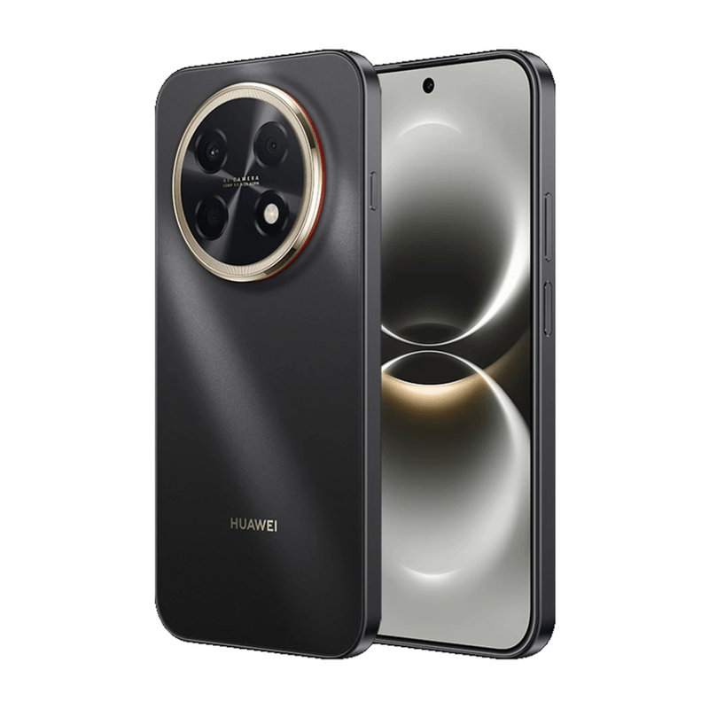 Celular Huawei Nova 15 Max negro oblicuo