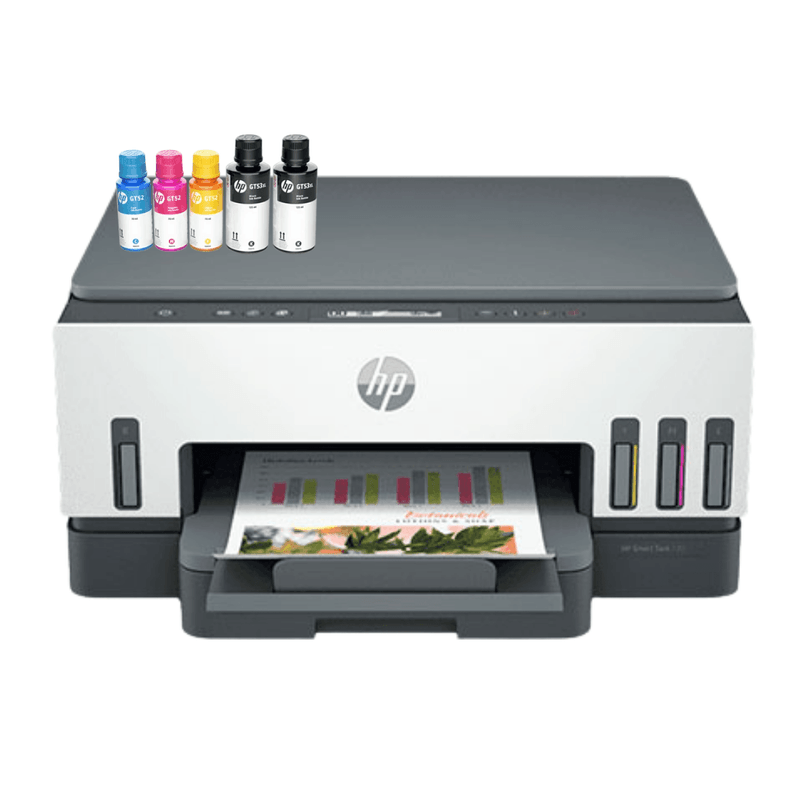 Impresora HP Smart Tank 720 multifuncional WiFi frontal