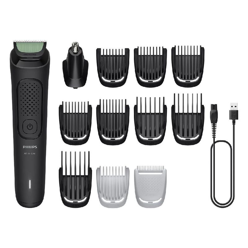 Recortador Philips MG3921/15 12 en 1 para barba y cuerpo contenido