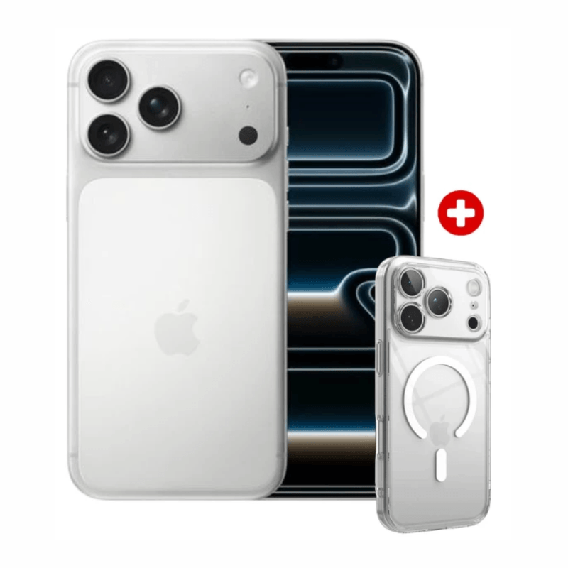 Apple iPhone 17 Pro Max 256GB silver y case protector