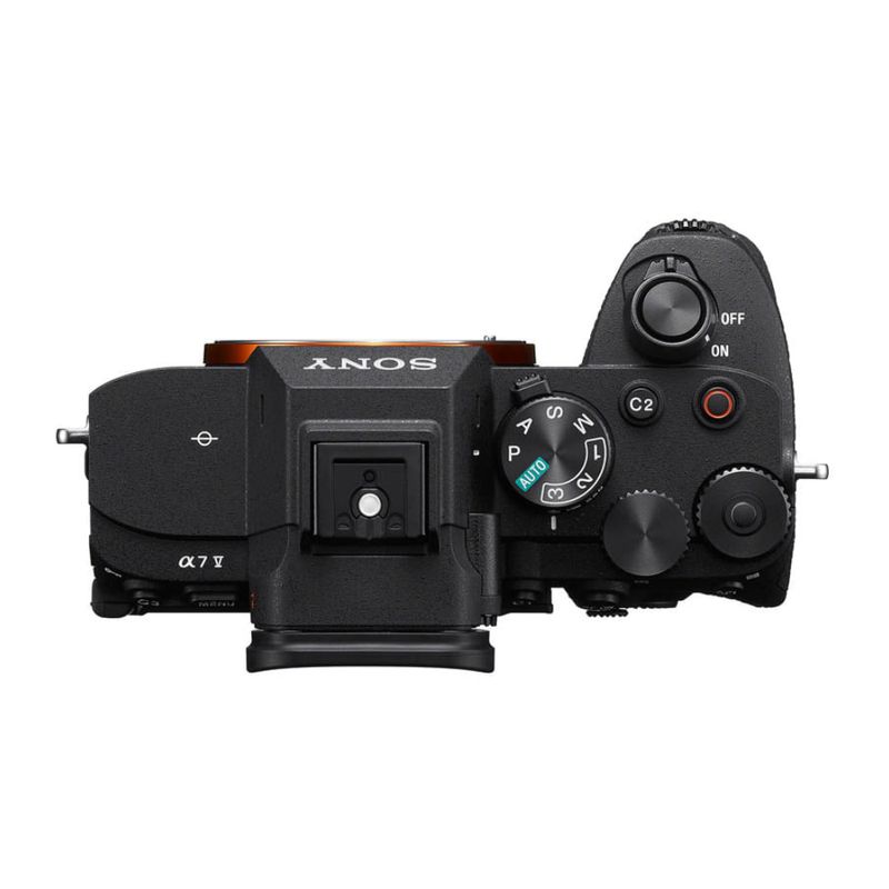 Cámara mirrorless Sony Alpha a7 V Full Frame 33MP solo cuerpo cenital