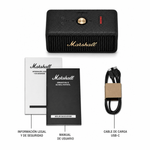 Parlante Bluetooth Marshall Emberton III Negro IP67 32h contenido de caja