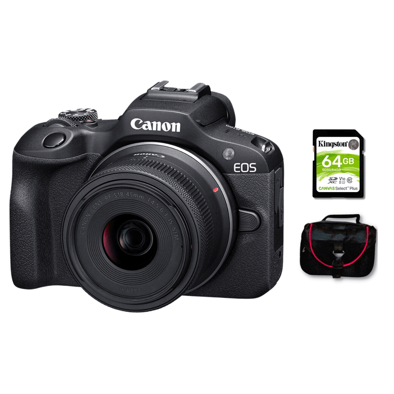 Cámara Canon EOS R100 mirrorless kit 18-45mm