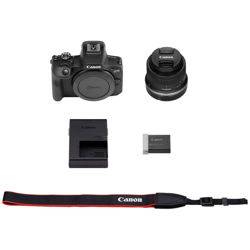 Cámara Canon EOS R100 mirrorless kit 18-45mm