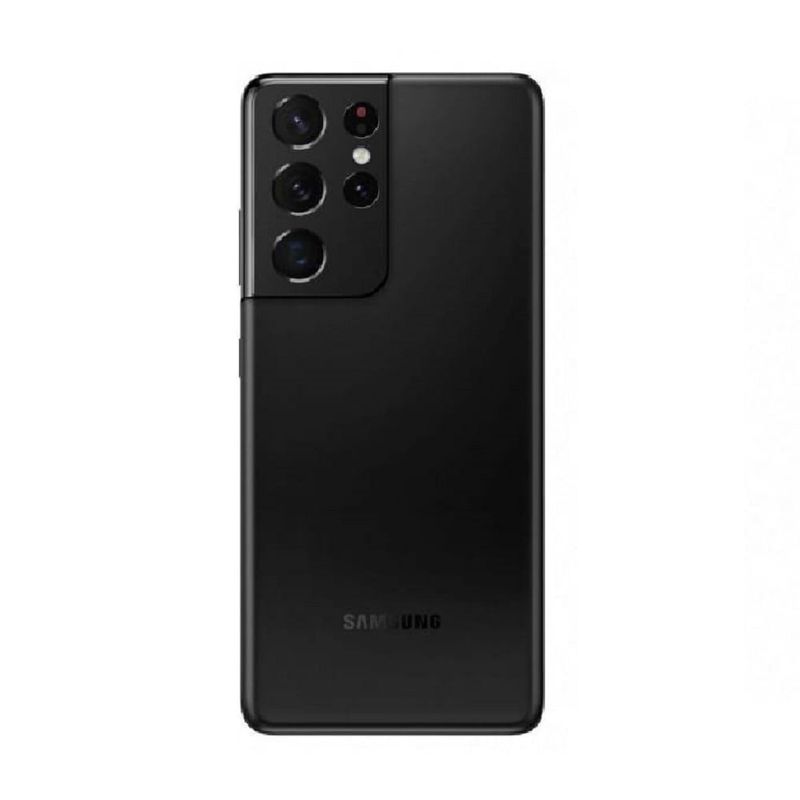 Celular Samsung Galaxy S21 Ultra 5G 128GB cámara 108MP negro dorsal