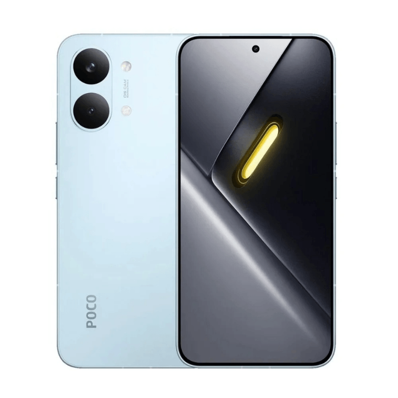 Celular Xiaomi Poco X8 Pro Max 256GB 12GB RAM AMOLED azul frontal
