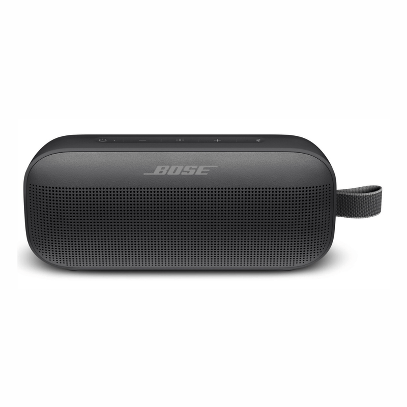 Parlante Bluetooth portátil Bose SoundLink Flex reempacado negro frontal