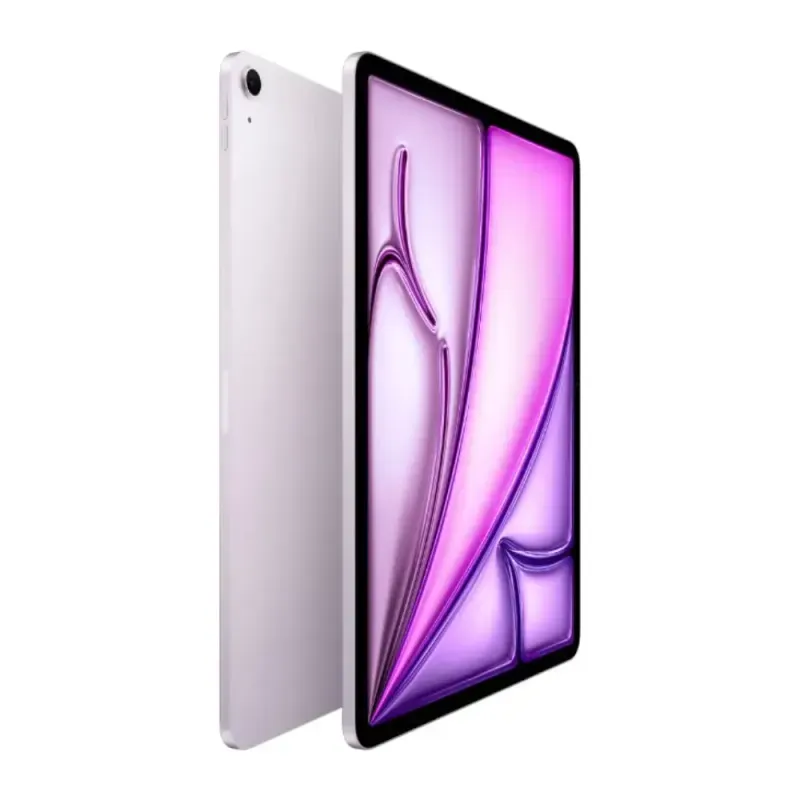 iPad Air 11 M4 128GB Purple frontal y dorsal oblicuo