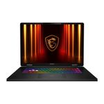 Laptop MSI Core Ultra 9 RTX 5070 32GB 1TB 18 frontal