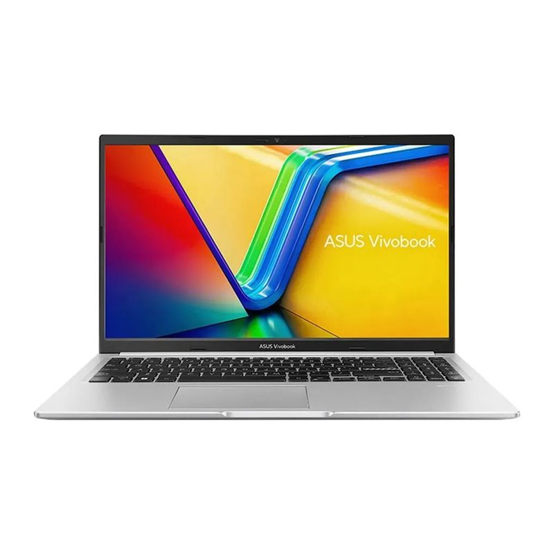 Laptop Asus Vivobook Ryzen 7 16GB 512GB silver frontal