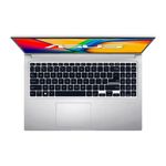 Laptop Asus Vivobook Ryzen 7 16GB 512GB silver superior teclado