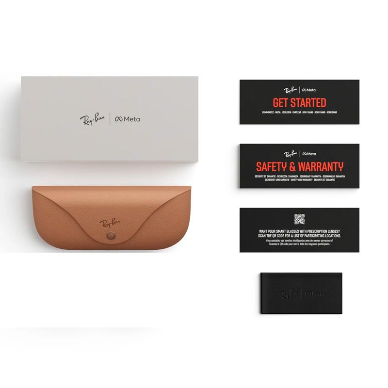 Lentes Ray-Ban Meta Skyler RW4014 con cámara y audio negro lunas