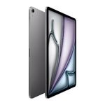 iPad Air 11 M4 Wi-Fi 128GB cámaras 12MP Space Gray frontal y dorsal oblicuo