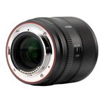 Lente Viltrox AF 85mm f/2.0 FE EVO Sony E Full Frame dorsal oblicuo