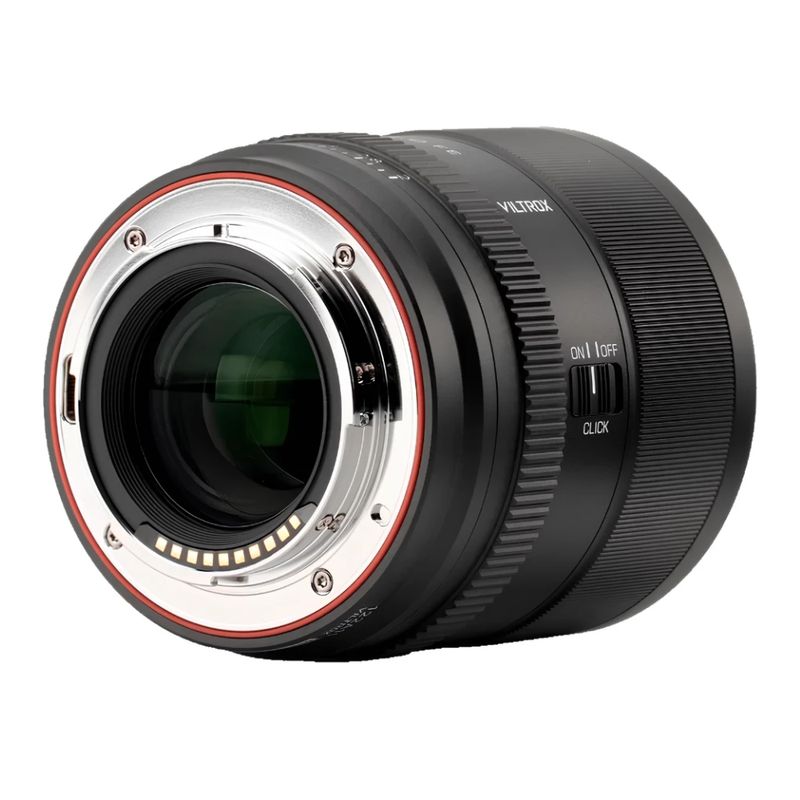 Lente Viltrox AF 85mm f/2.0 FE EVO Sony E Full Frame dorsal oblicuo