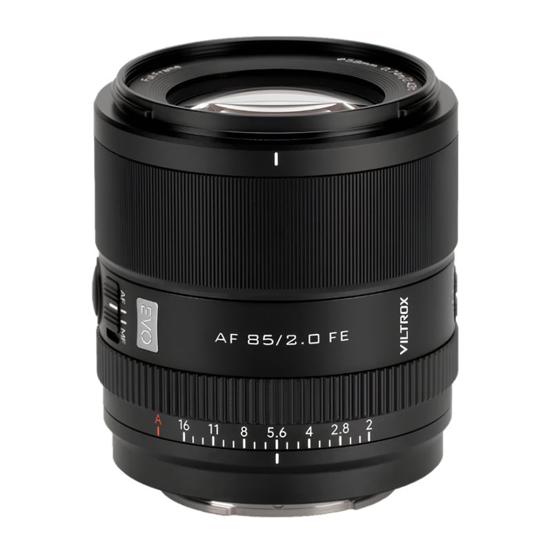 Lente Viltrox AF 85mm f/2.0 FE EVO Sony E Full Frame lateral
