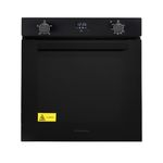 Horno empotrable Sole Scollection Pure Black 73L pizza negro frontal