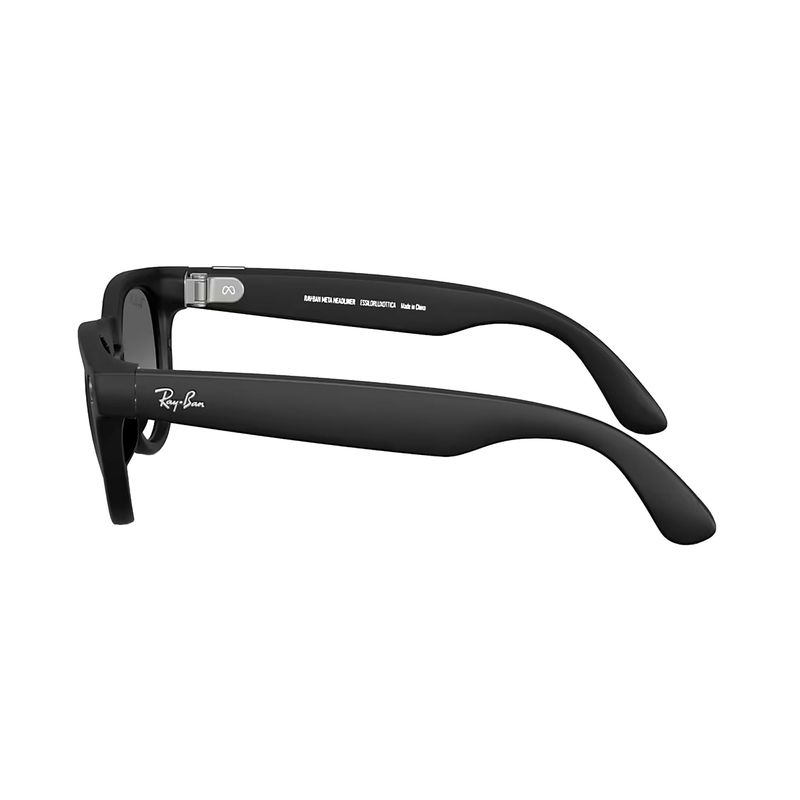 Lentes Ray-Ban Meta Headliner RW4013 cámara y audio negro lateral