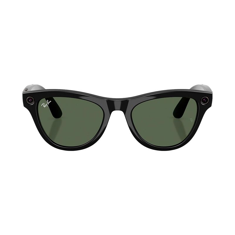 Lentes Ray-Ban Meta Skyler RW4014 con cámara y audio negro frontal