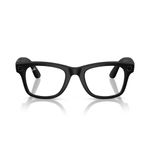 Lentes Ray-Ban Meta Wayfarer RW4012 Transitions negro mate frontal