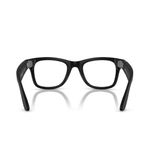 Lentes Ray-Ban Meta Wayfarer RW4012 Transitions negro mate dorsal