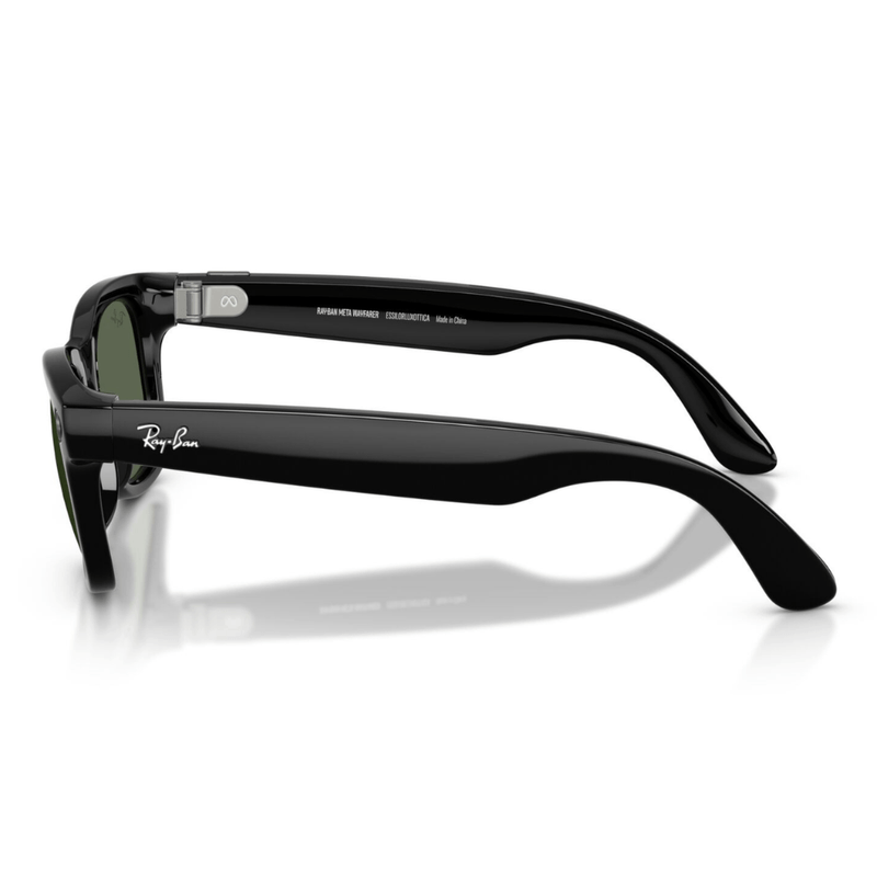 Lentes Ray-Ban Meta IA Wayfarer 0RW4012 negro lateral
