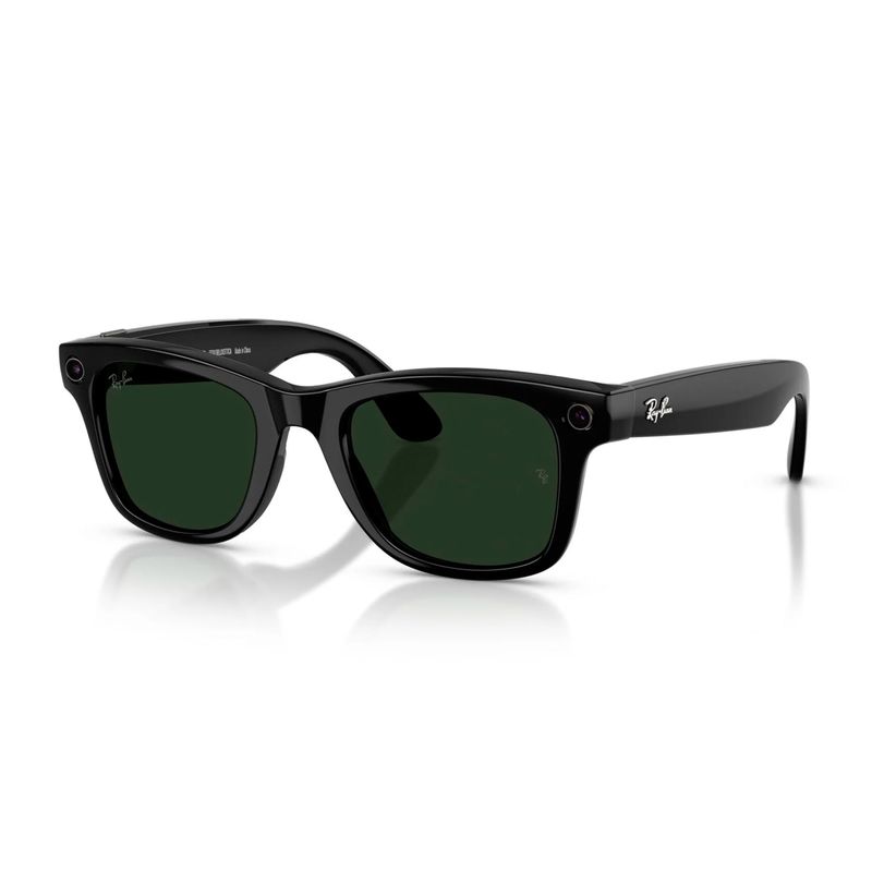 Lentes Ray-Ban Meta Wayfarer RW4012 cámara y Transitions frontal diagonal color