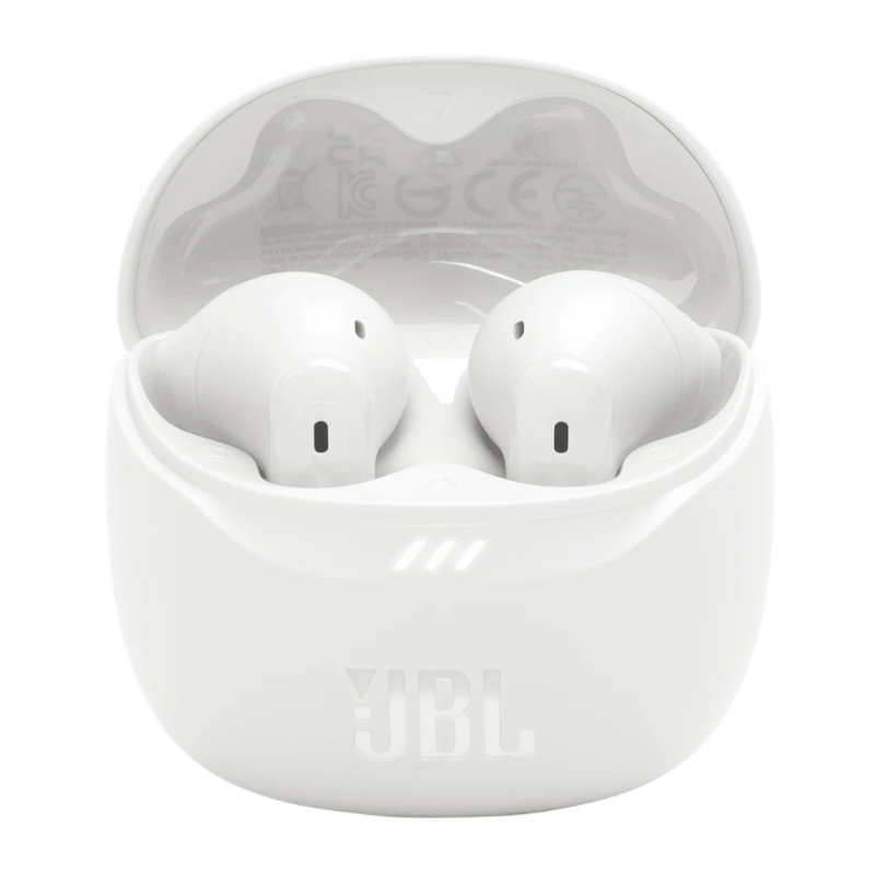 Audífonos Bluetooth JBL Tune Flex 2 TWS ANC IP54 48h blanco frontal