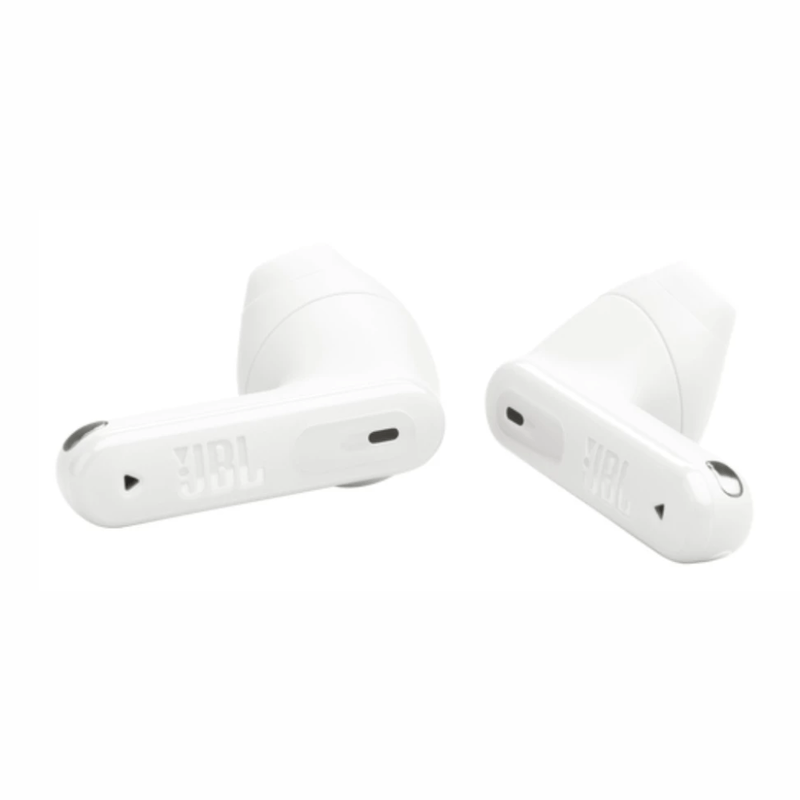 Audífonos Bluetooth JBL Tune Flex 2 TWS ANC IP54 48h blanco oblicuo