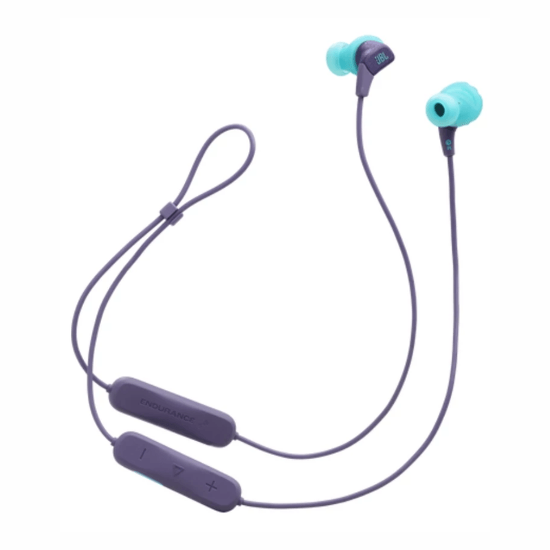 Audífonos JBL Endurance Run 3 Bluetooth in ear IP65 morado frontal