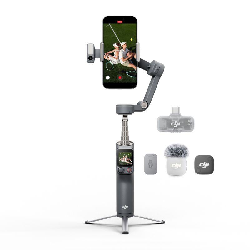 Estabilizador DJI Osmo Mobile 8P Creator Combo 3 ejes gris frontal