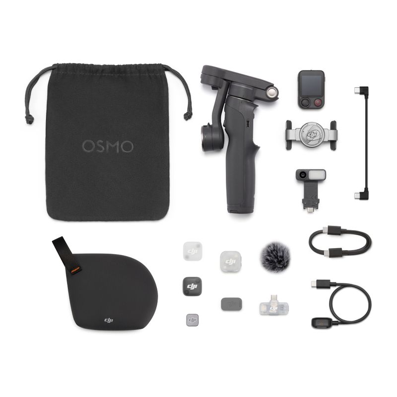 Estabilizador DJI Osmo Mobile 8P Creator Combo 3 ejes lateral