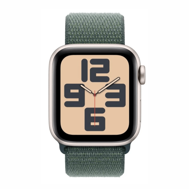 Apple Watch SE 2da gen 40 mm GPS watchOS 11 correa verde frontal