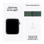 Apple Watch SE 2da gen 40 mm GPS watchOS 11 correa verde contenido de caja