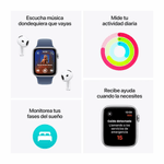 Apple Watch SE 2da gen 40 mm GPS watchOS 11 correa verde sensores de salud
