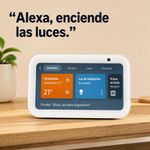 Parlante inteligente Amazon Echo Show 5 3era gen Alexa azul frontal beneficio