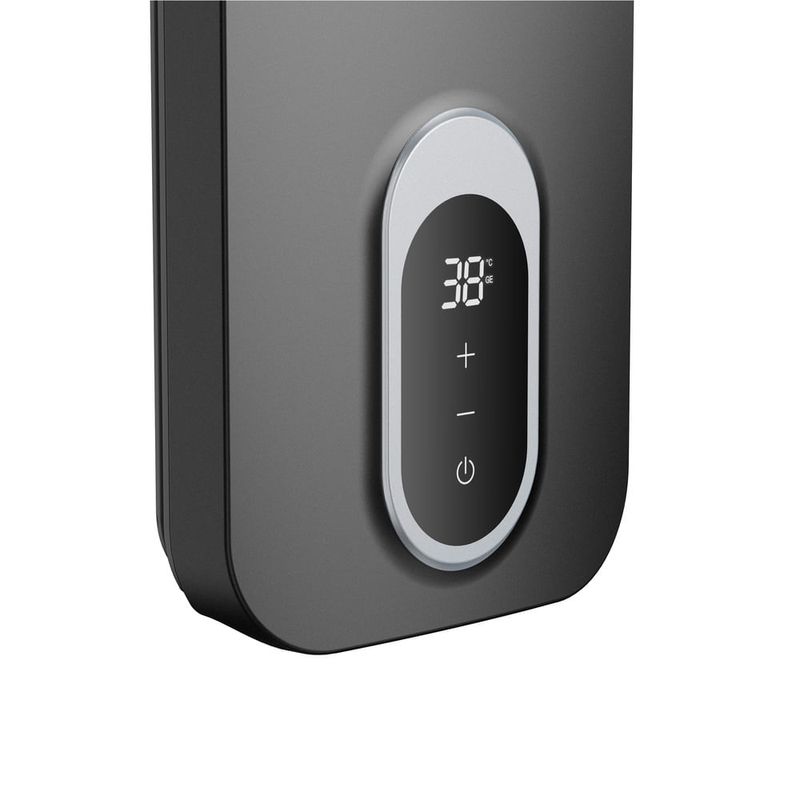 Rapiducha española Sole Temp-pro 7000W panel touch LED negro inferior