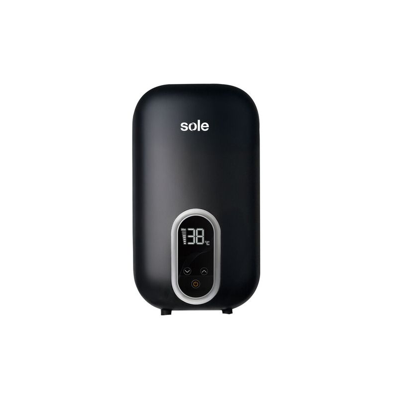 Rapiducha Sole Infinite Pro 6500W panel touch LED negro frontal