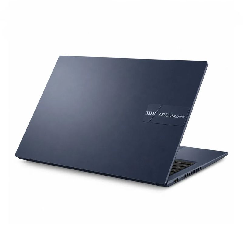 Laptop Asus Vivobook 14 Snapdragon X 16GB 512GB dorsal oblicuo