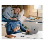 Base de carga UGREEN W753 MagSafe Qi2 25W USB-C silver uso