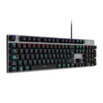 Teclado gamer Primus Ballista 90T mecanico RGB frontal oblicuo 2