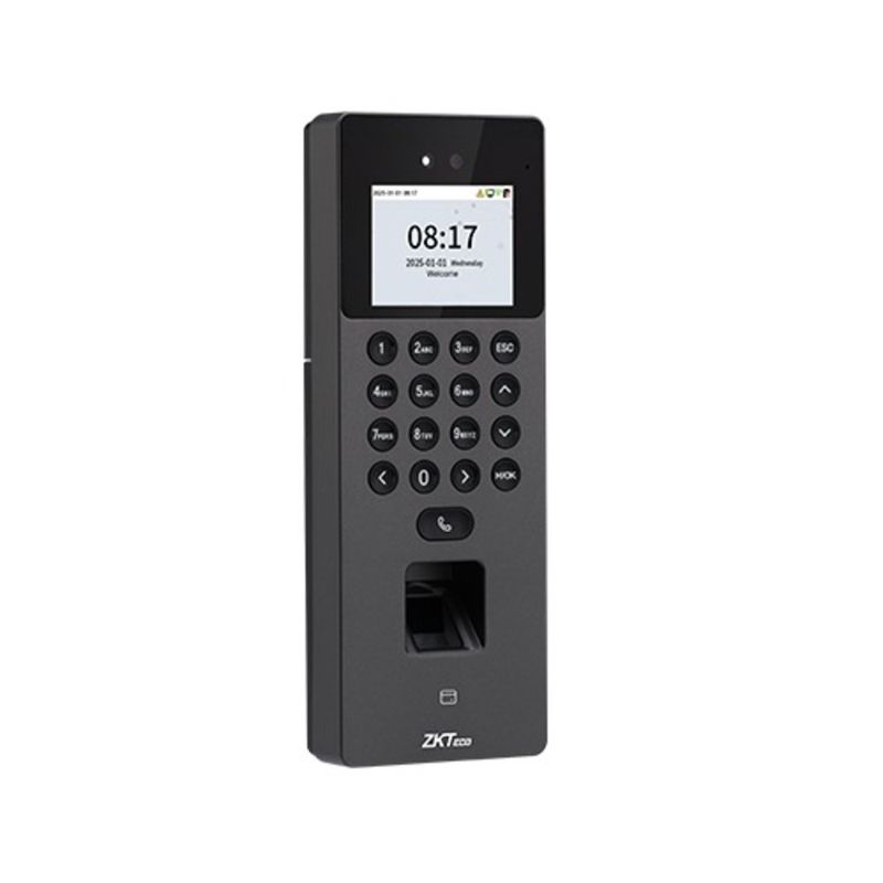 Control de acceso ZKTeco SenseFace 2A WiFi rostro huella diagonal
