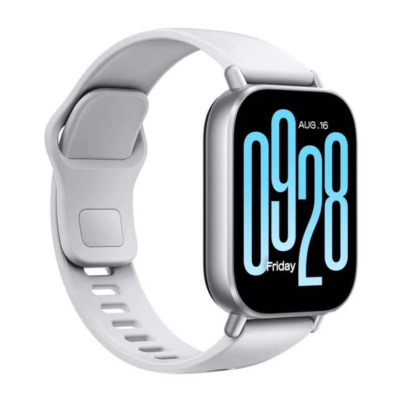 Smartwatch Xiaomi Redmi Watch 5 Active 2" LCD 5ATM plata oblicuo derecho