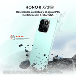 Celular Honor X7d 4G 256GB 8GB RAM cámara 108MP IP65 negro resistencia a caídas