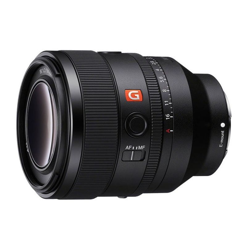Lente Sony SEL50F12GM 50 mm F1.2 G Master Full Frame lateral