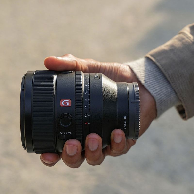 Lente Sony SEL50F12GM 50 mm F1.2 G Master Full Frame ambiente