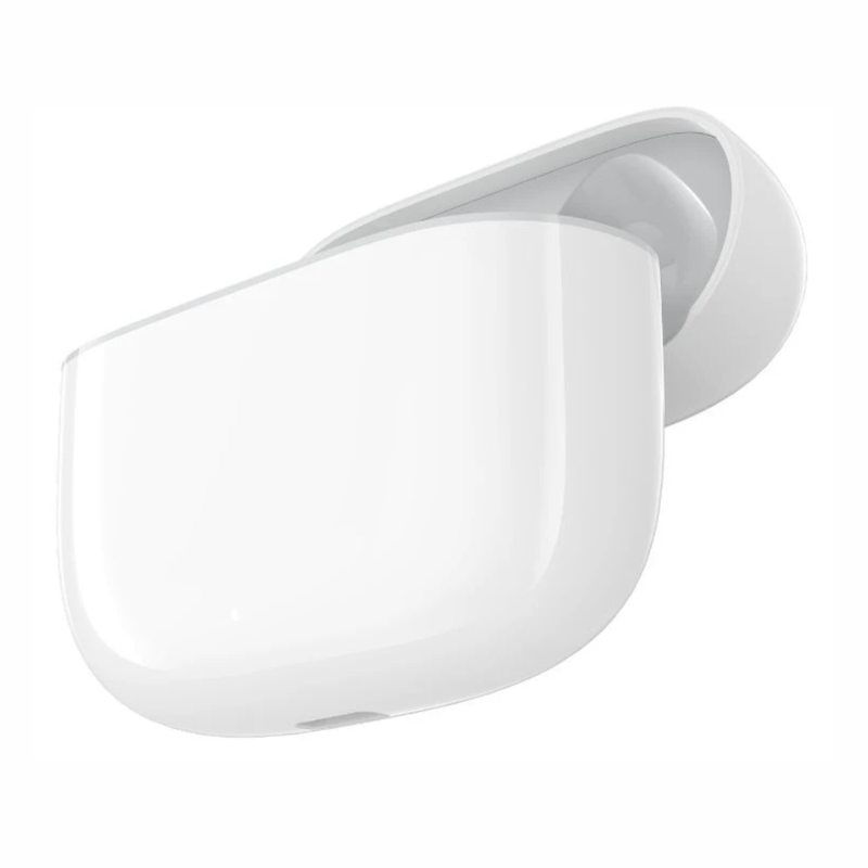 Audífonos HONOR Choice X7e Active TWS BT 5.4 IP54 38h blanco estuche abierto
