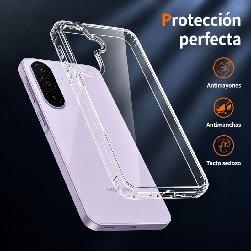 Case GMobile Samsung A27 clear TPU antigolpes transparente beneficios