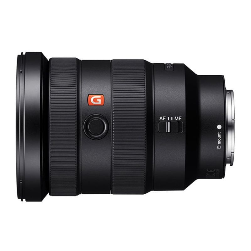 Lente Sony SEL1635GM 16-35 mm F2.8 G Master lateral