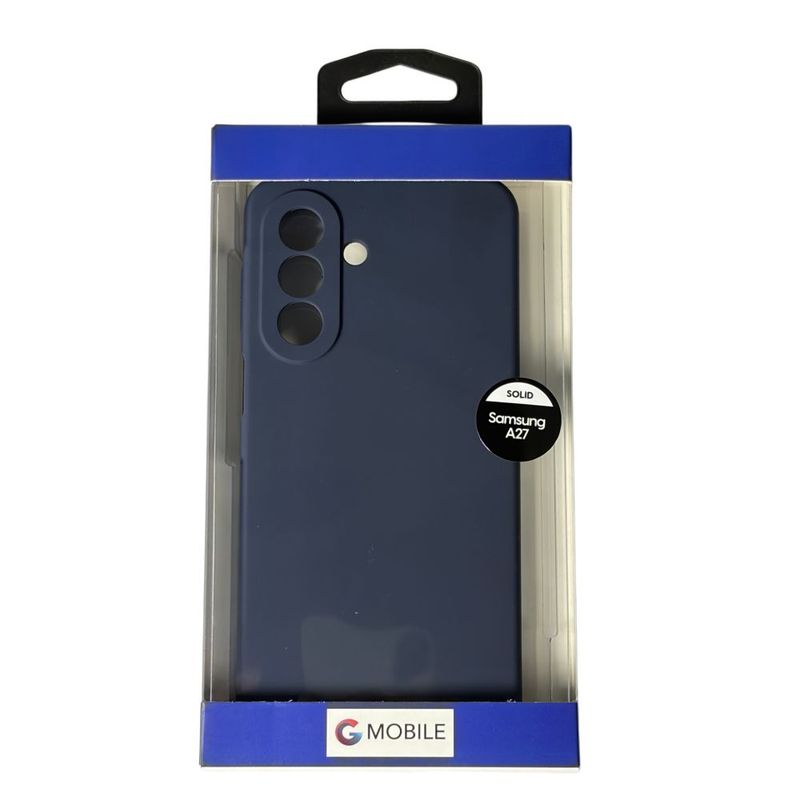 Case GMobile Samsung A27 solid antigolpes para celular azul empaque